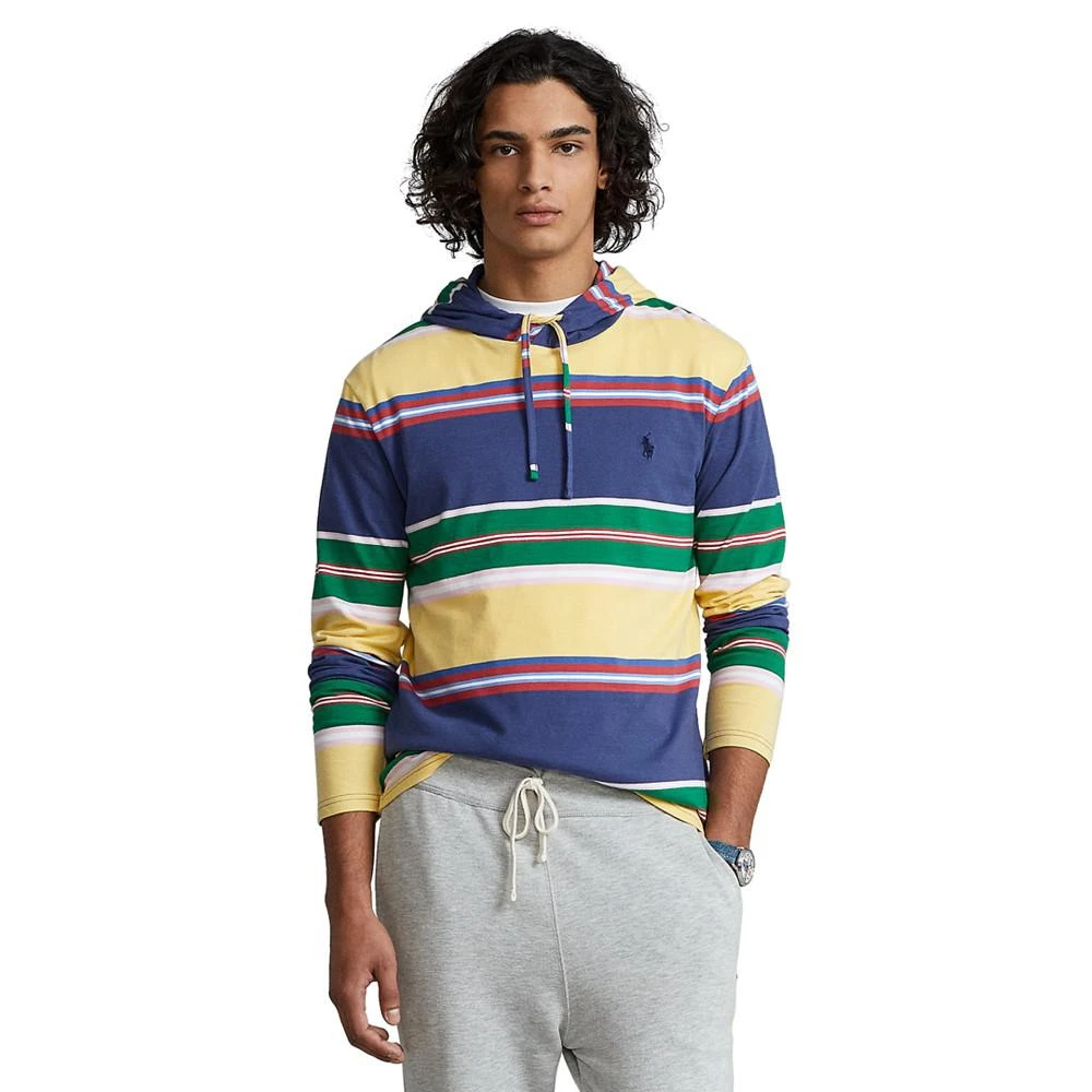 商品Ralph Lauren|Men's Striped Jersey Hooded T-Shirt,价格¥342,第1张图片