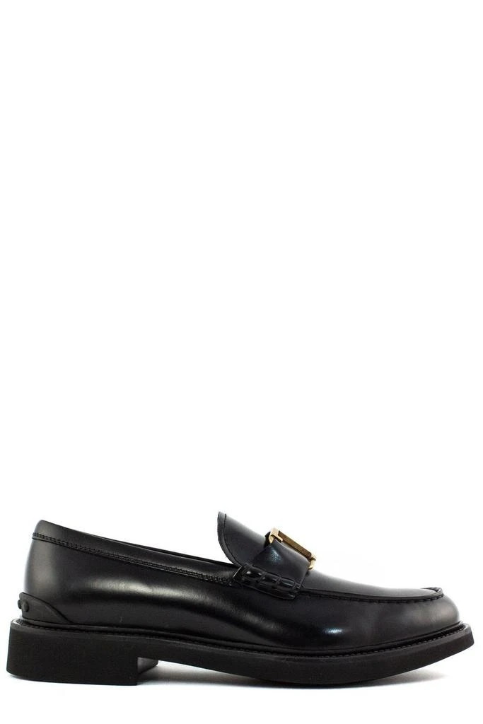 商品Tod's|Tod's T Timeless Logo Plaque Loafers,价格¥3302,第1张图片