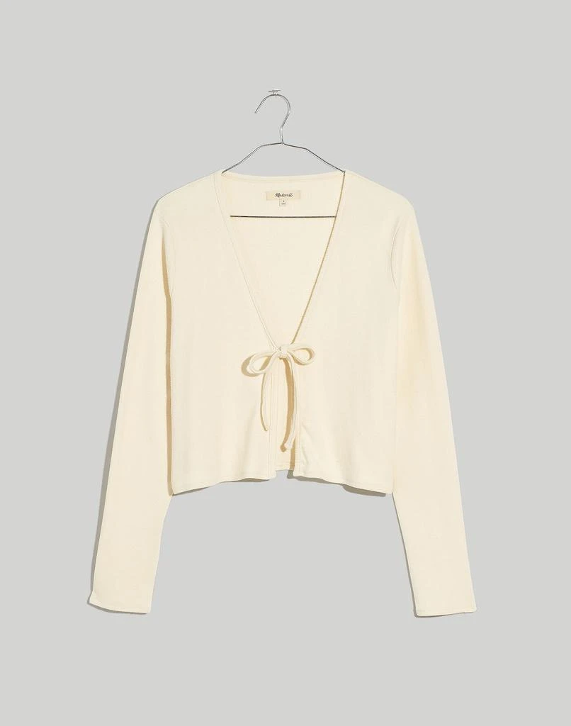 Brushed Rib Tie-Front Cardigan 商品