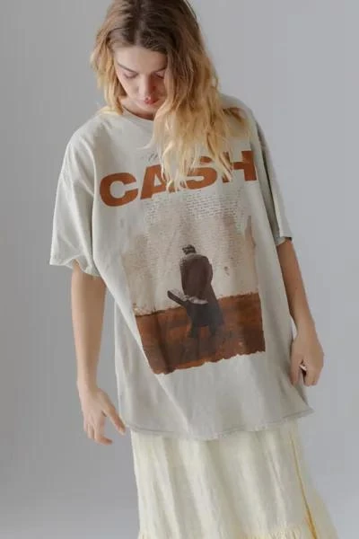 商品Urban Outfitters|Johnny Cash T-Shirt Dress,价格¥338,第1张图片