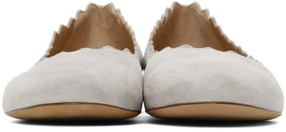 商品Chloé|Grey Suede Lauren Ballerina Flats,价格¥2165,第2张图片详细描述