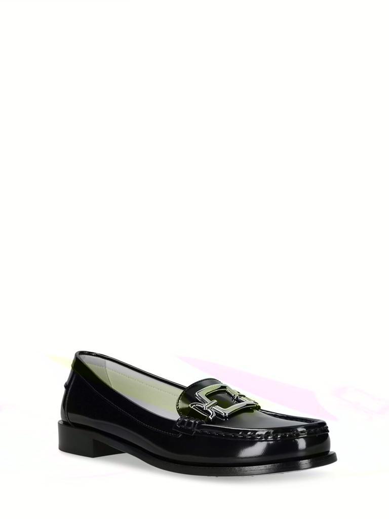 商品Roger Vivier|20mm New Mocassino Leather Loafers,价格¥8432,第2张图片详细描述