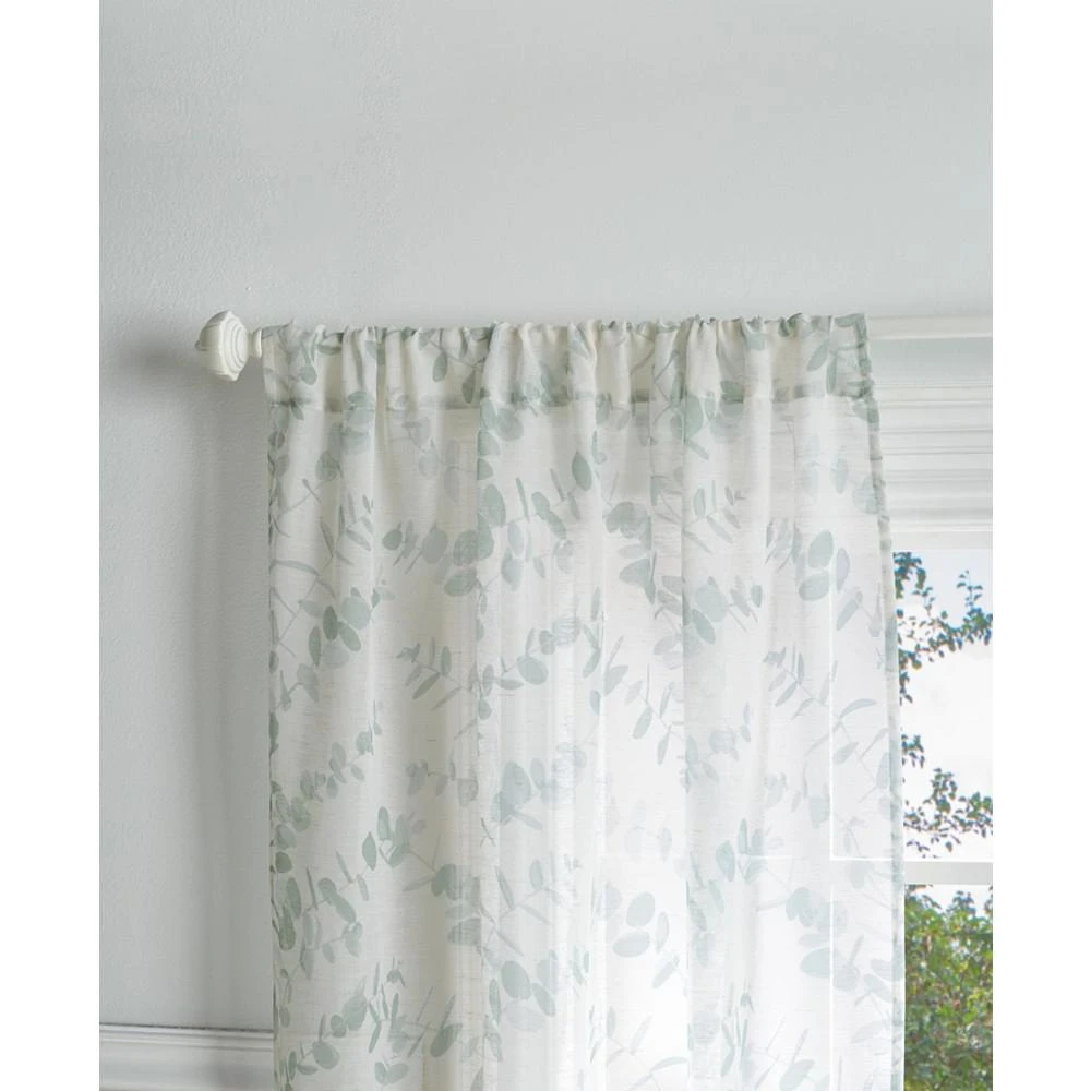 Eucalyptus Poletop Curtain Panel, 95", Created For Macy's 商品