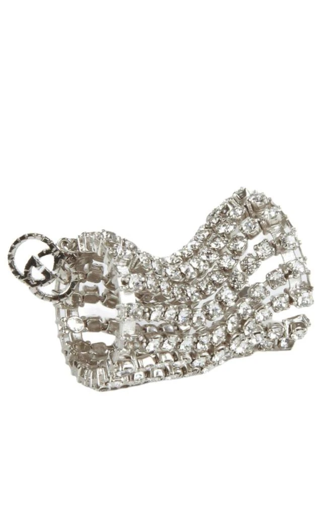 商品Gucci|Long Crystal Interlocking GG Ring,价格¥6403,第5张图片详细描述