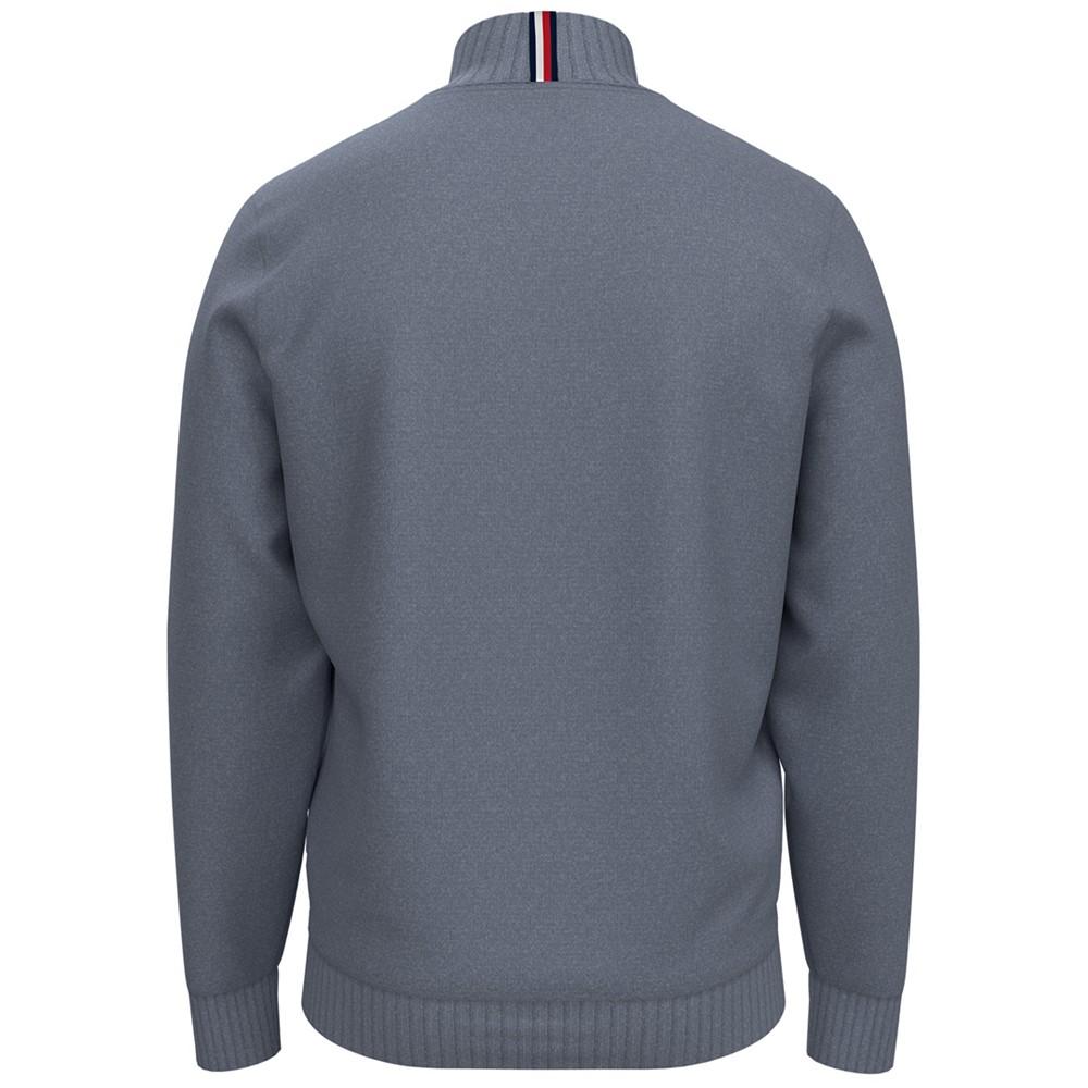 Men's Big & Tall Quarter-Zip Sweater商品第2张图片规格展示