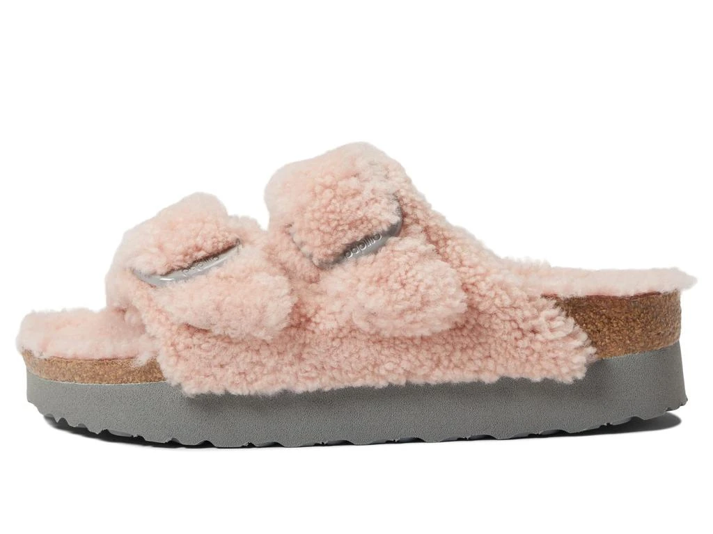 商品Birkenstock|Arizona Big Buckle Platform Teddy by Papillio,价格¥1146,第4张图片详细描述