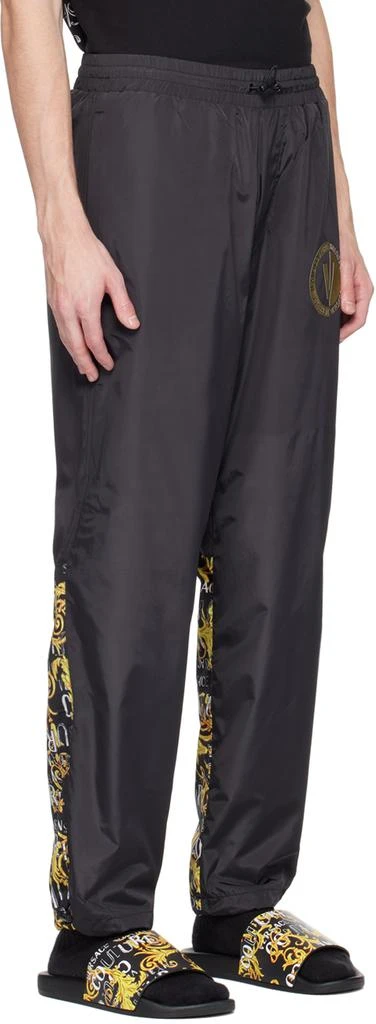商品Versace|Black Bonded Trousers,价格¥2262,第2张图片详细描述