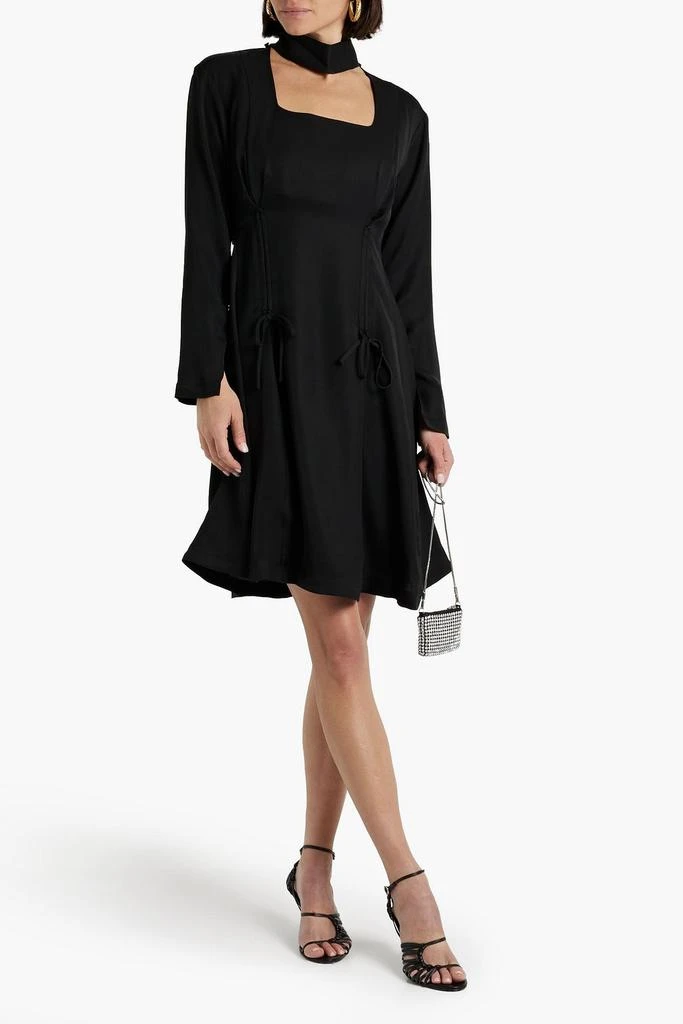 商品3.1 Phillip Lim|Cutout bow-detailed twill dress,价格¥1214,第2张图片详细描述