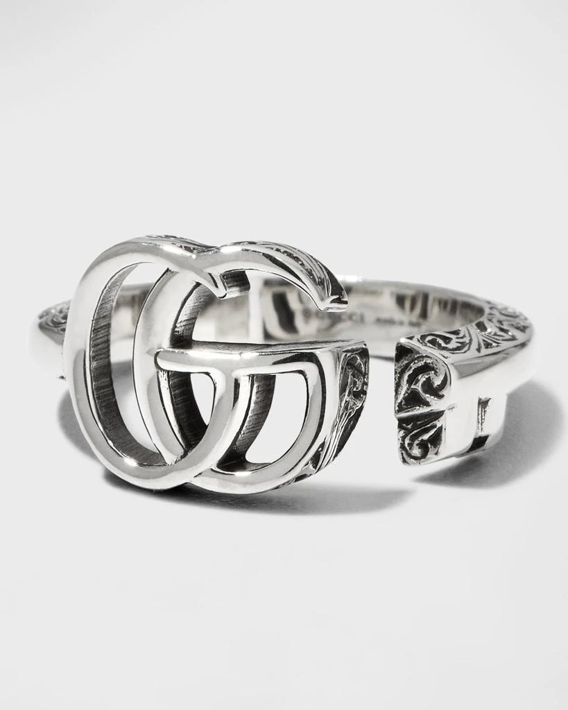 商品Gucci|GG Marmont Key Sterling Silver Ring,价格¥3240,第1张图片