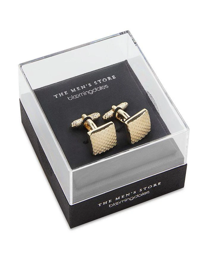 商品The Men's Store at Bloomingdale's|Textured Pattern Square Cufflinks - Exclusive,价格¥504,第2张图片详细描述