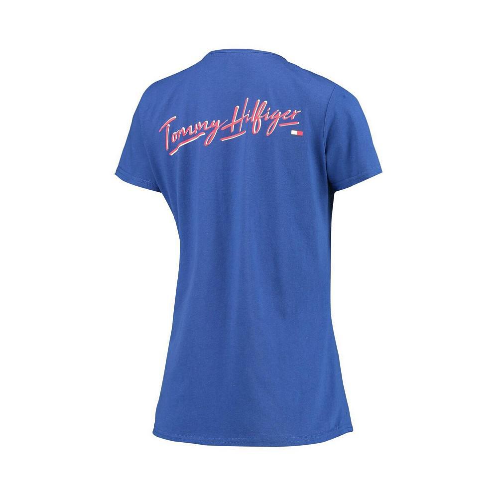 商品Tommy Hilfiger|Women's Royal New York Giants Riley V-Neck T-shirt,价格¥251,第5张图片详细描述