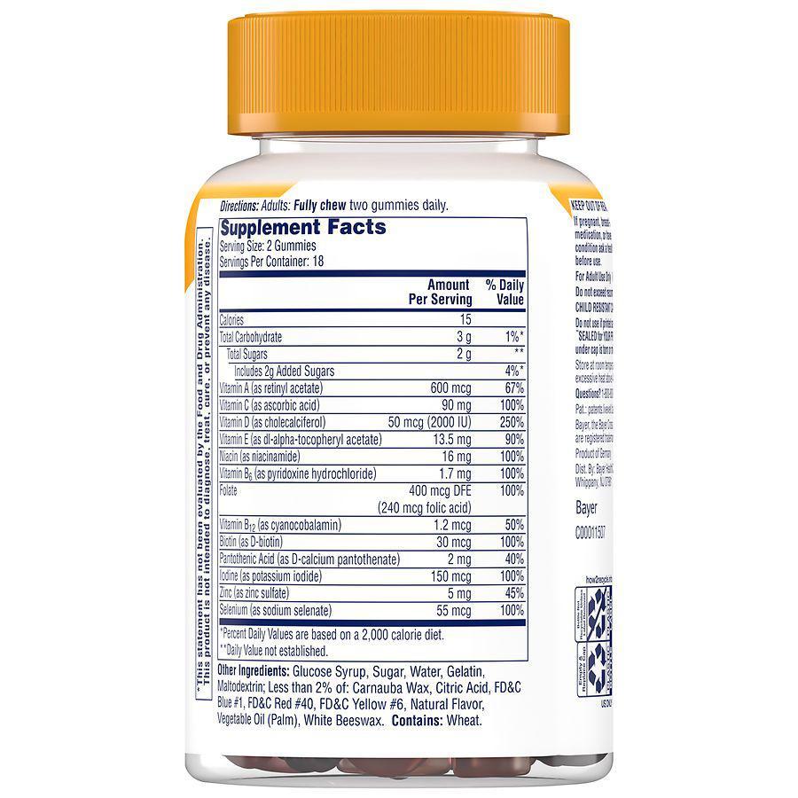 商品One A Day|MultiPlus Immunity Multivitamin Fruit,价格¥29,第7张图片详细描述