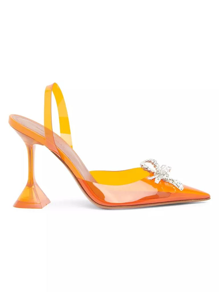 商品Amina Muaddi|Rosie 95MM Crystal-Embellished Slingback Pumps,价格¥3683,第1张图片