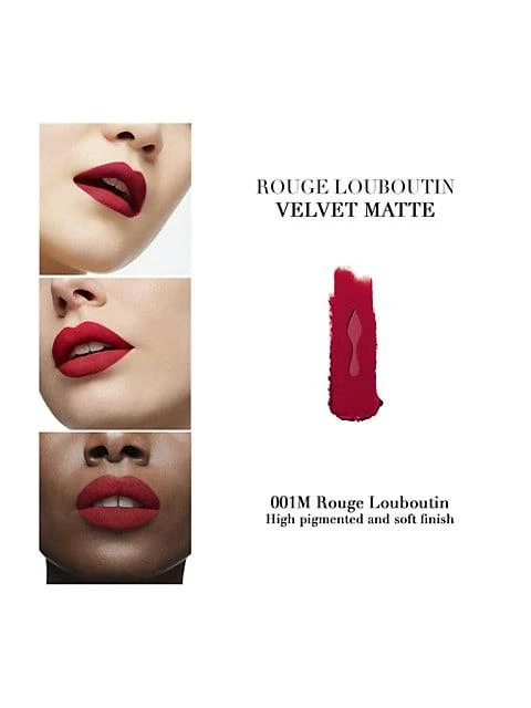 商品Christian Louboutin|Rouge Louboutin Velvet Matte Customized Lipstick Case & Refill Set,价格¥1109,第5张图片详细描述