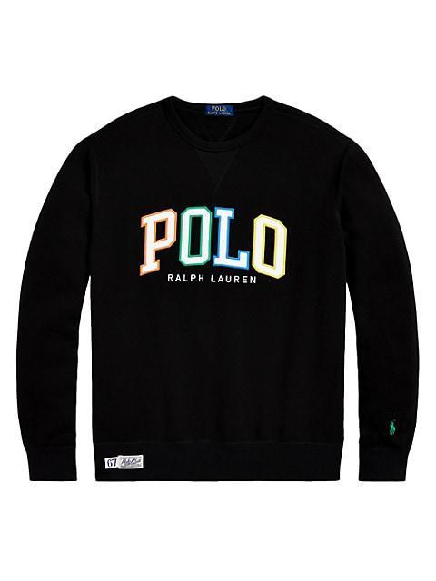 商品Ralph Lauren|Fleece Logo Crewneck Sweatshirt,价格¥1052,第1张图片