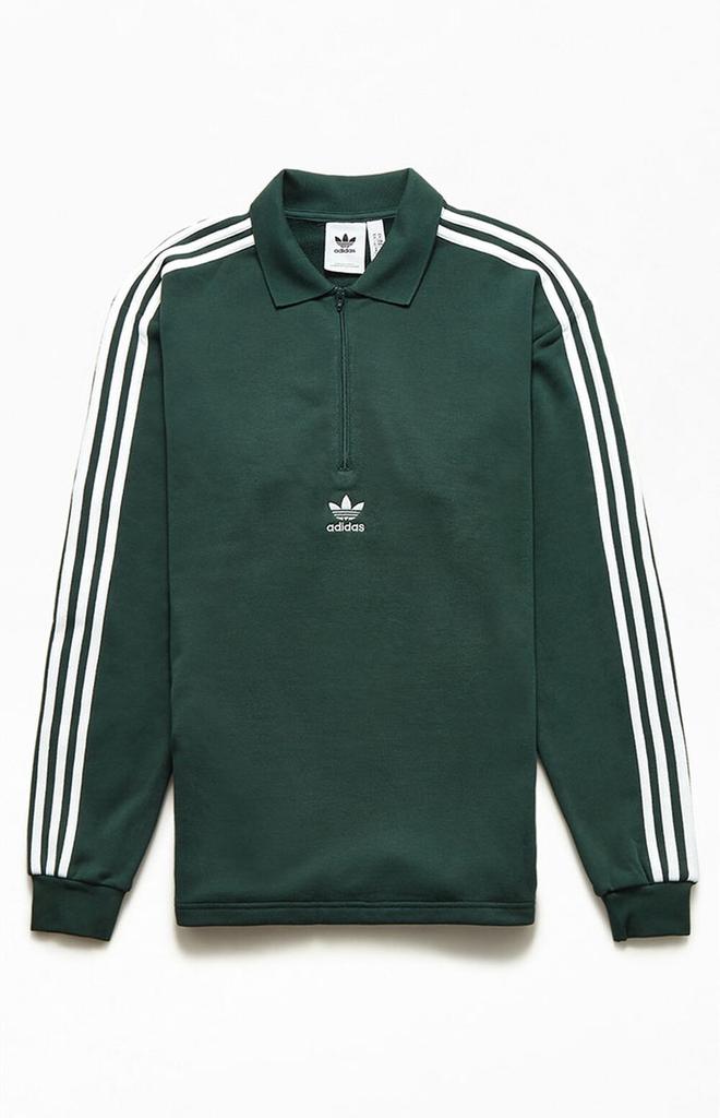 3-Stripes Polo Long Sleeve Shirt商品第1张图片规格展示