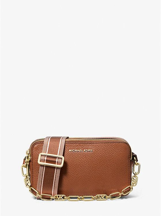 商品Michael Kors|Jet Set Small Pebbled Leather Double Zip Camera Bag,价格¥1318,第1张图片