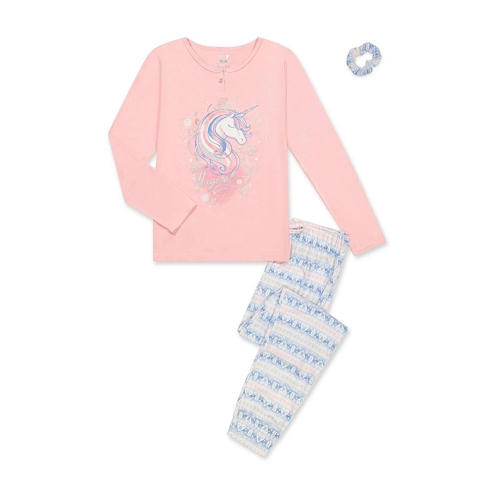 商品Max & Olivia|Big Girls Top and Pants with Scrunchie, 3 Piece Set,价格¥94,第1张图片