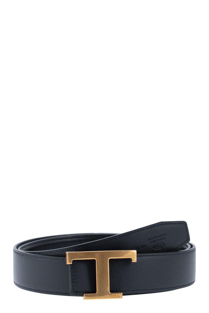 TOD'S Timeless Reversible T Leather Belt商品第3张图片规格展示