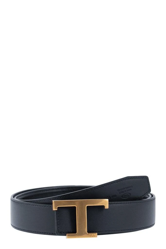 商品Tod's|TOD'S Timeless Reversible T Leather Belt,价格¥2283,第3张图片详细描述