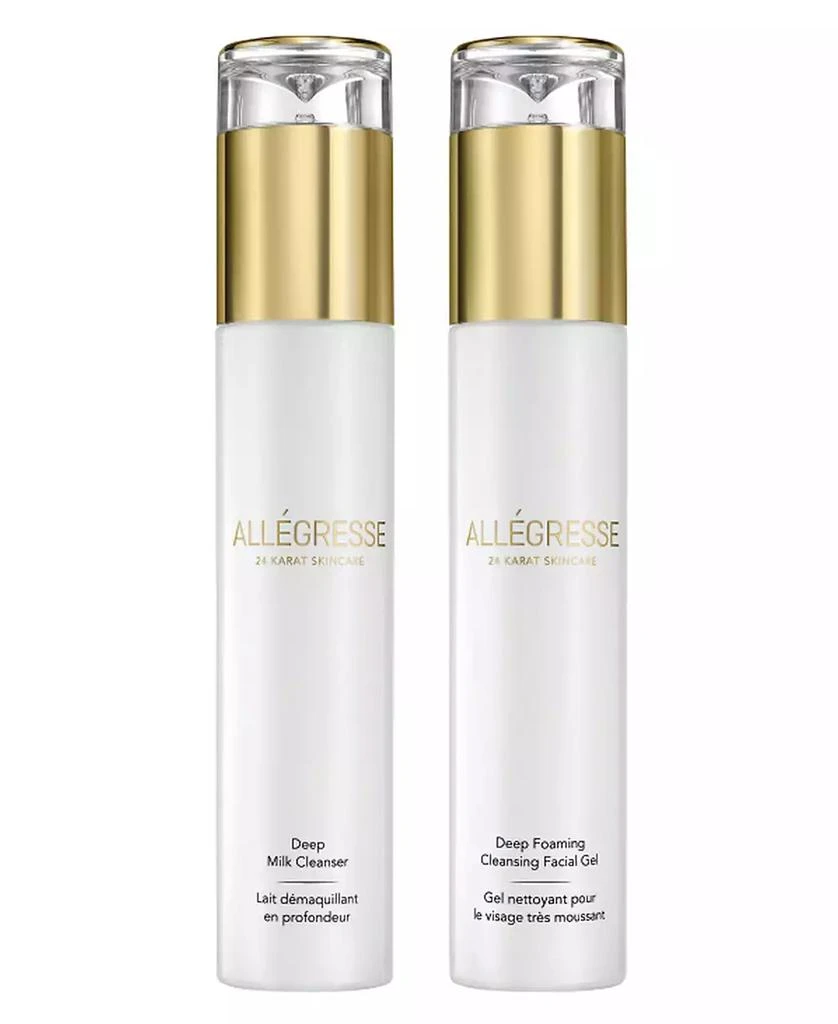 商品Allegresse 24 Karat Skin Care|Allegresse 24K Skincare Deep Cleansing 2 Piece Set,价格¥561,第1张图片