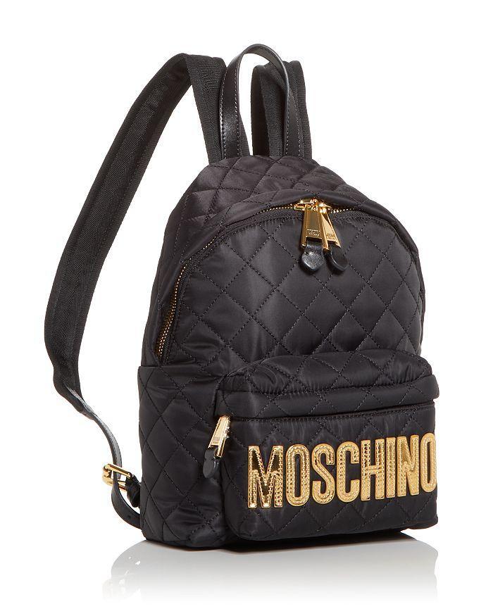 商品Moschino|Quilted Nylon Backpack,价格¥4829,第6张图片详细描述