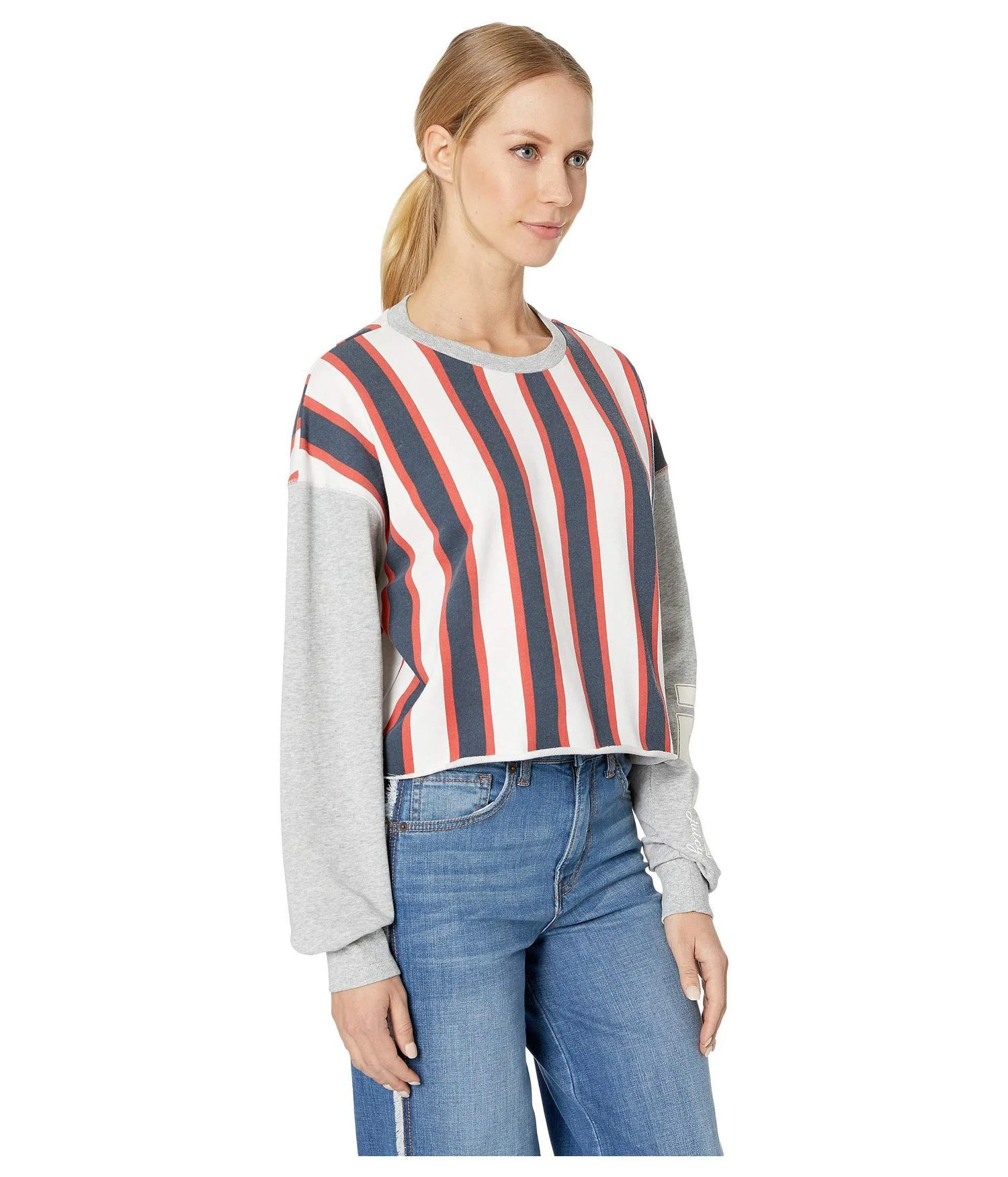 商品Juicy Couture|1988 Juicy Logo Stripe Terry Pullover,价格¥127,第3张图片详细描述