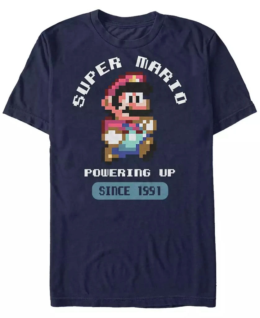 商品Nintendo|Nintendo Men's Super Mario Powering Up Since 1991 Short Sleeve T-Shirt,价格¥190,第1张图片