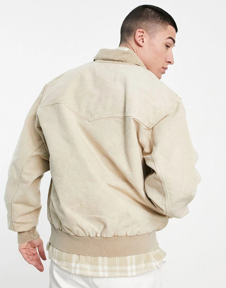 商品Carhartt|男式 santa fe 水洗棕色夹克,价格¥968,第3张图片详细描述