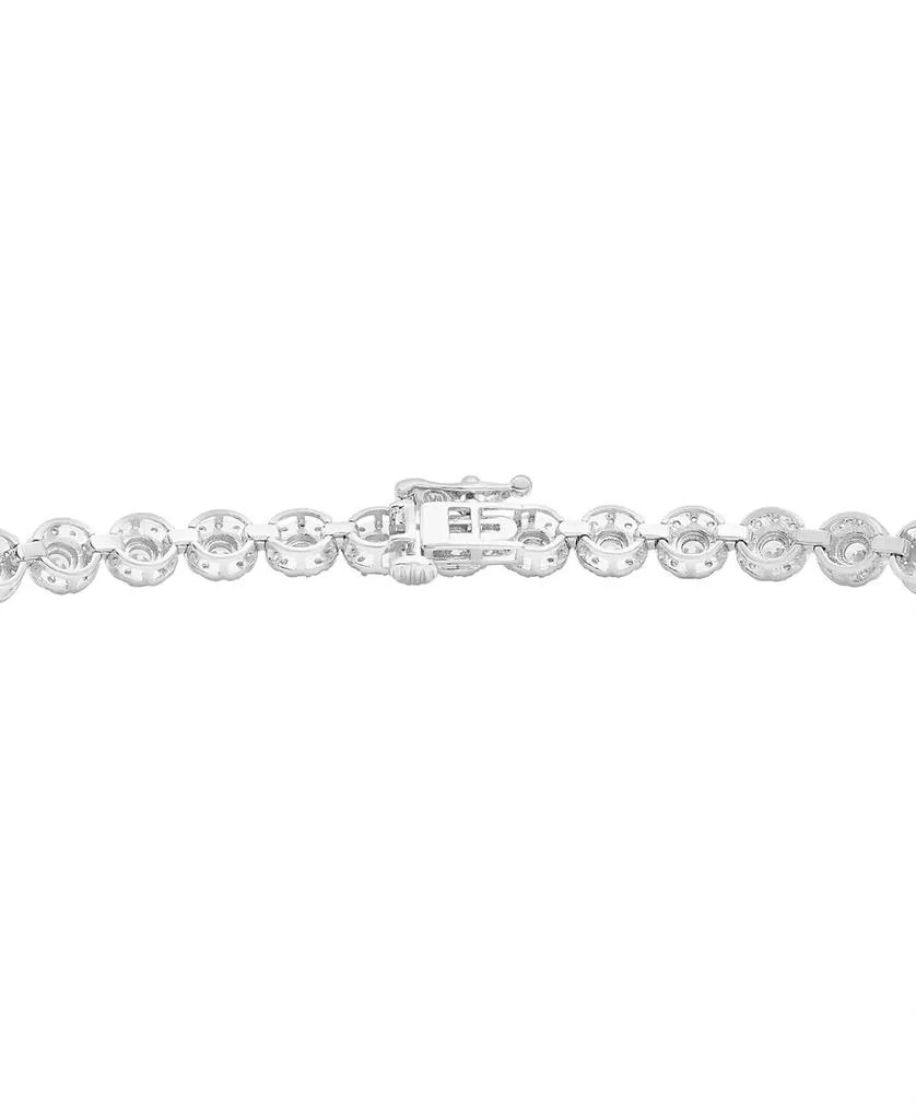 商品Wrapped in Love|Diamond Halo Tennis Bracelet (3 ct. t.w.) in 14k White Gold, Created for Macy's,价格¥23558,第4张图片详细描述