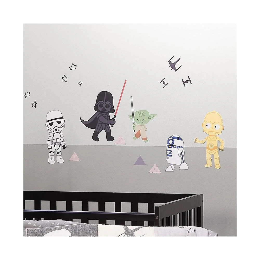 商品Lambs & Ivy|Star Wars Classic Wall Decals - Yoda, Darth Vader, R2-D2, C-3PO,价格¥172,第2张图片详细描述