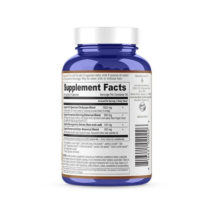 商品Ancient Nutrition|冬虫草胶囊,价格¥263,第4张图片详细描述