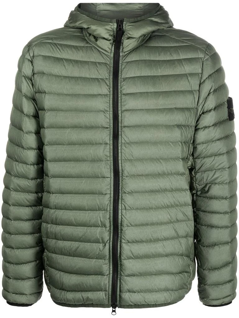 商品Stone Island|STONE ISLAND - Down Jacket With Logo,价格¥7127,第1张图片