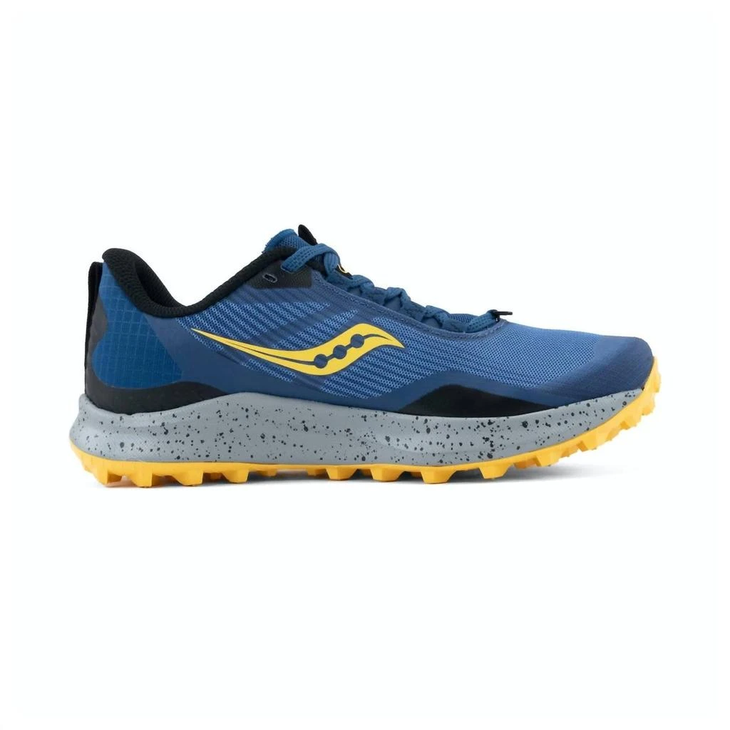 商品Saucony|Women's Peregrine 12 Running Shoes - B/medium Width In Basin/gold,价格¥774,第2张图片详细描述