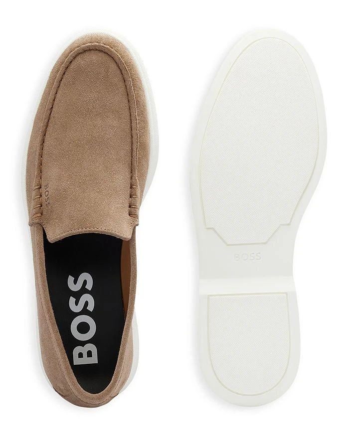 商品Hugo Boss|Men's Sienne Slip On Moc Toe Loafers,价格¥1490,第3张图片详细描述