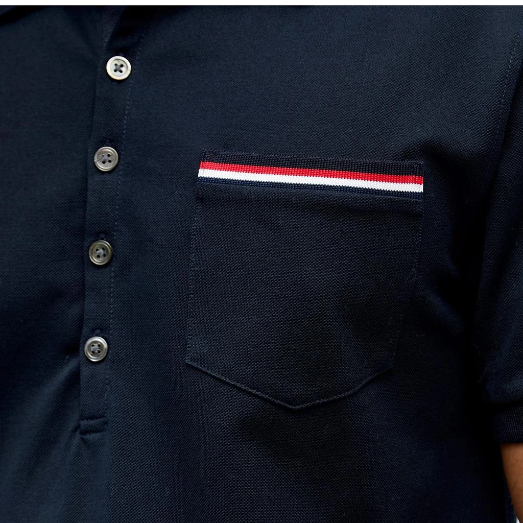 商品Thom Browne|Thom Browne Mercerised Pique Pocket Polo,价格¥2057,第5张图片详细描述