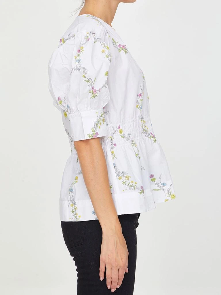 商品Ganni|Ganni Floral Cotton Shirt,价格¥1145,第3张图片详细描述