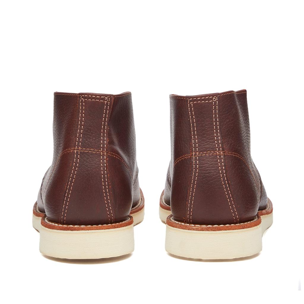 RED WING CLASSIC CHUKKA 3141 ２E ダークブラウン Men's Work Chukka in Dark Brown Leather 3141