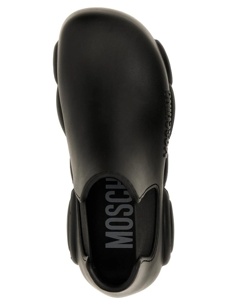 商品Moschino|Gummy Boots, Ankle Boots Black,价格¥993,第3张图片详细描述