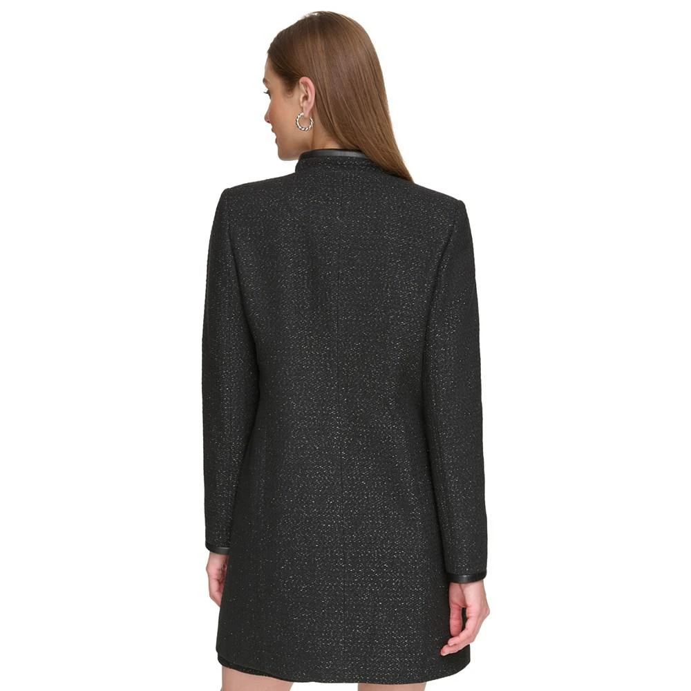 商品DKNY|Women's Lurex Open-Front Tweed Topper Jacket,价格¥401,第2张图片详细描述