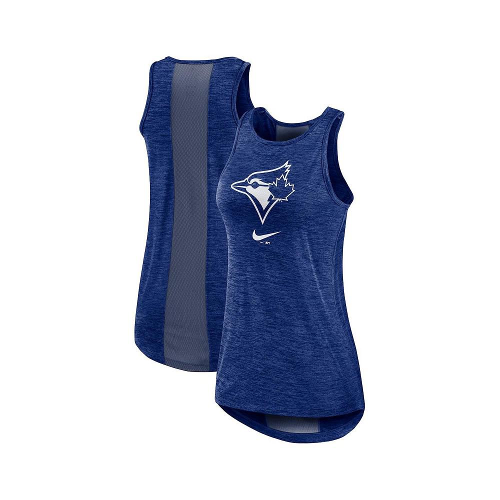 Women's Royal Toronto Blue Jays Right Mix High Neck Tank Top商品第1张图片规格展示