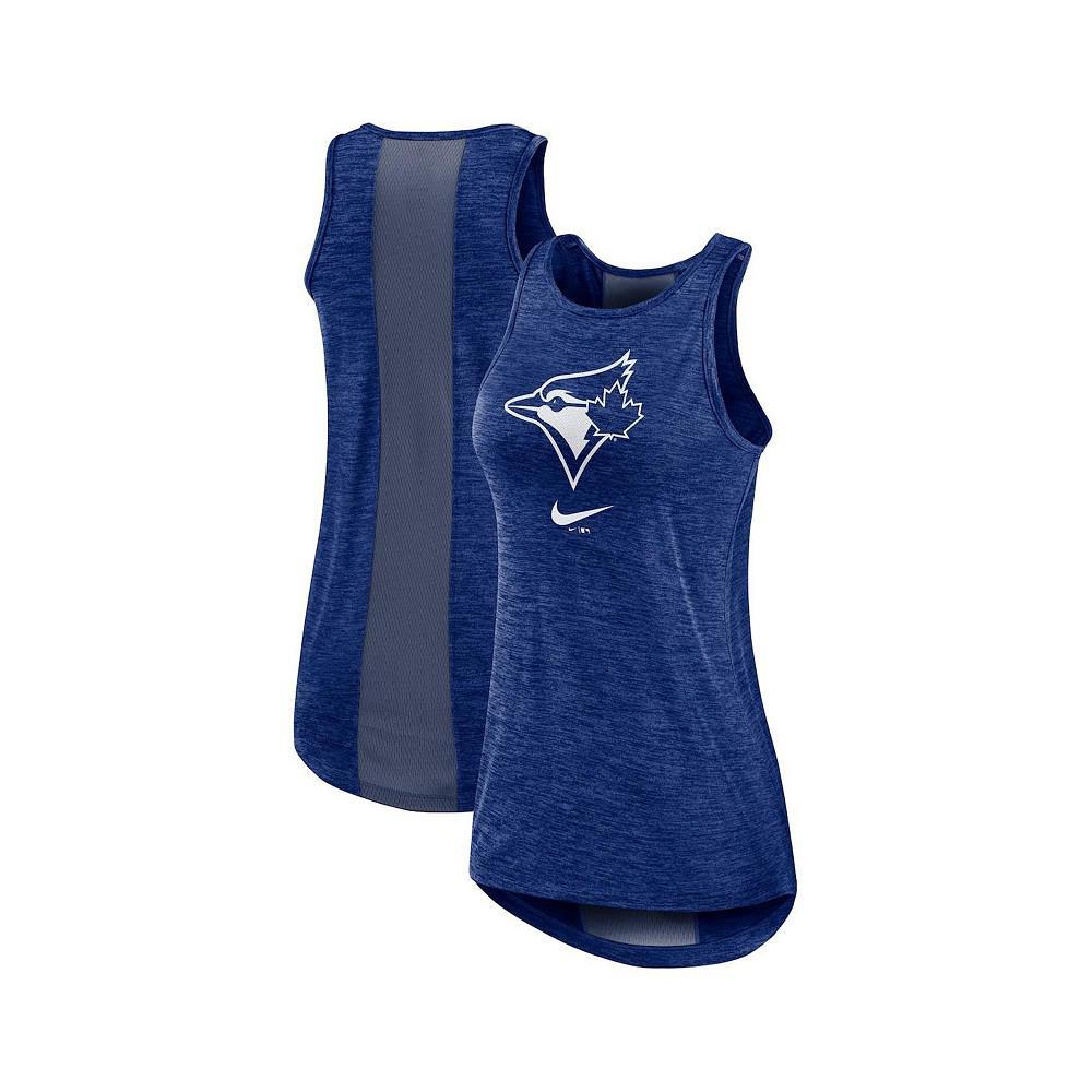 商品NIKE|Women's Royal Toronto Blue Jays Right Mix High Neck Tank Top,价格¥283,第1张图片