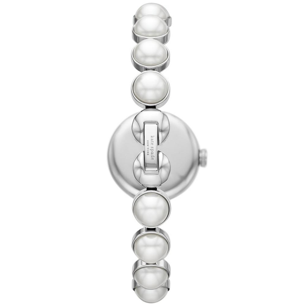 Women's Monroe Three-Hand Silver-Tone Stainless Steel Bracelet Watch, 24mm商品第2张图片规格展示