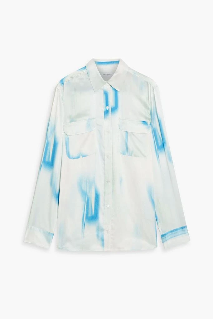 商品Equipment|Signature printed washed-silk shirt,价格¥1216,第1张图片