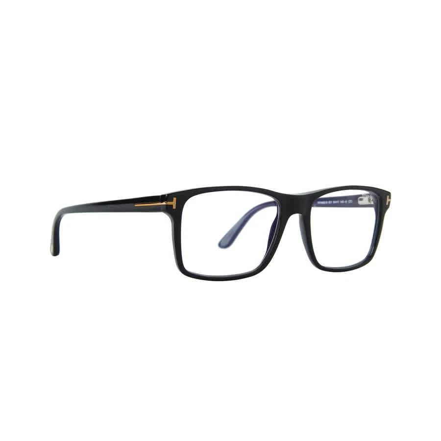 商品Tom Ford|Blue Light Block With Blue Clip On Rectangular Men's Eyeglasses FT5682-B 001 54,价格¥2023,第2张图片详细描述