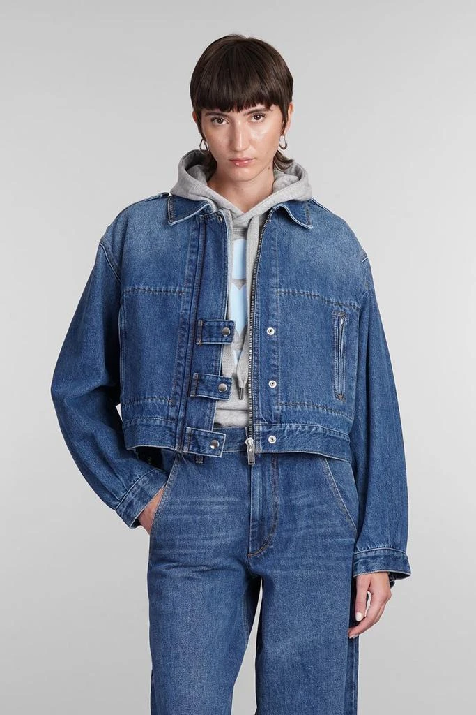 商品Isabel Marant Étoile|Isabel Marant Étoile Julie Denim Jackets in Blue,价格¥3526,第1张图片