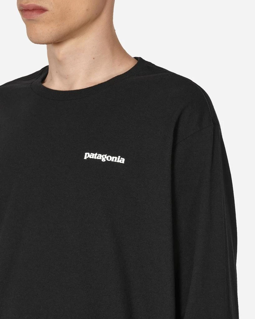 商品Patagonia|P-6 Logo Responsibili Longsleeve T-Shirt Black,价格¥345,第5张图片详细描述