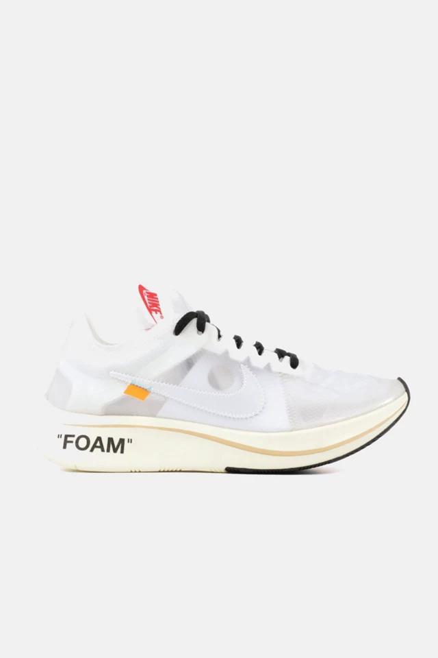 商品NIKE|Nike The 10: Zoom Fly 'Off-White' Sneakers - AJ4588-100,价格¥7359,第3张图片详细描述