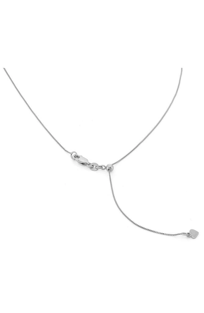 商品FZN|Sterling Silver Adjustable Box Chain Necklace,价格¥308,第2张图片详细描述