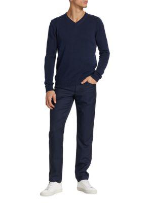 Textured Rib V Neck Sweater商品第7张图片规格展示